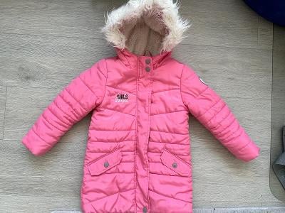 Dívčí růžový zimní kabát Dopodopo, vel. 104 (3-4)