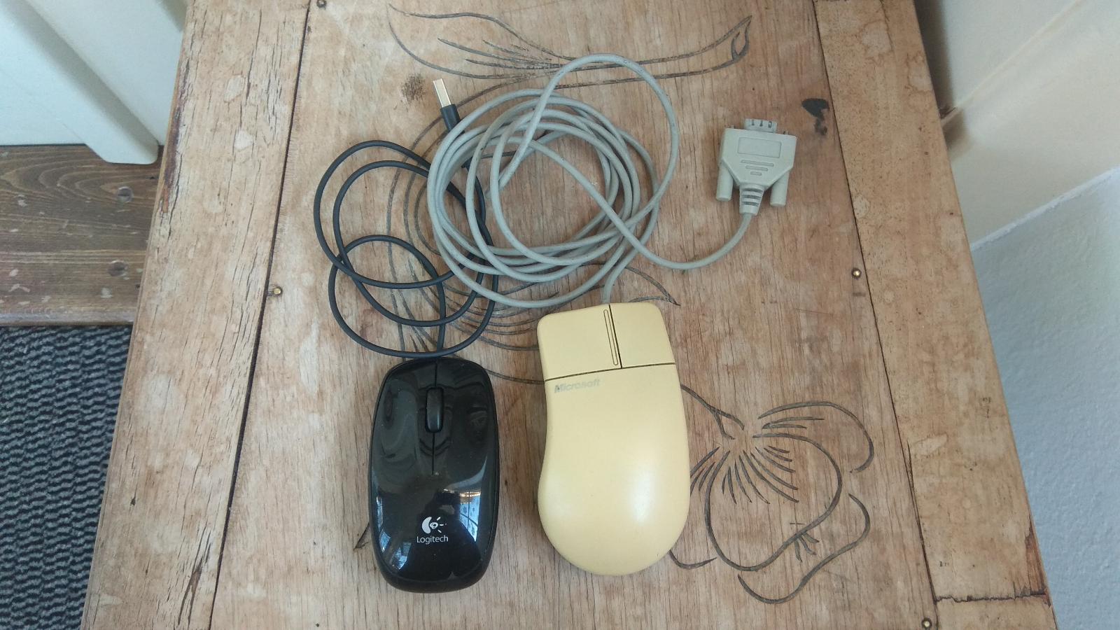 Počítačové myši 1x COM, 1xUSB - Počítače a hry