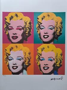 Andy Warhol - MARYLIN MONROE - Certifikát Leo Castelli