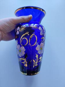 🌟✨Ručne maľovaná váza k 60. narodeninám 🌟✨