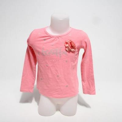 Dětské tričko Atut, růžové, dlouhý rukáv