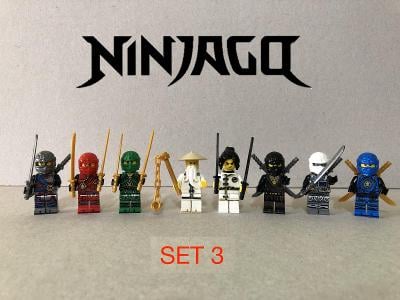 Figúrky Ninjago (8ks) 1 typ lego - nové, nehrané