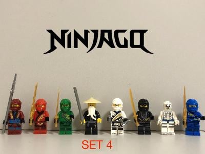 Figúrky Ninjago (8ks) 2 typ lego - nové, nehrané
