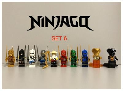 Figúrky Ninjago (10ks) typ lego - nové, nehrané
