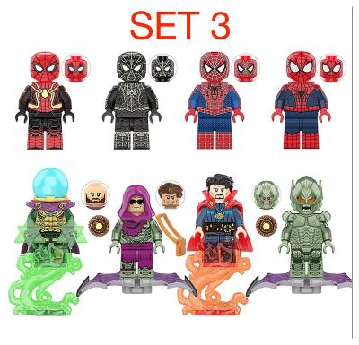 Figurky Superhrdinové (8ks) typ lego 9 - nové, nehrané