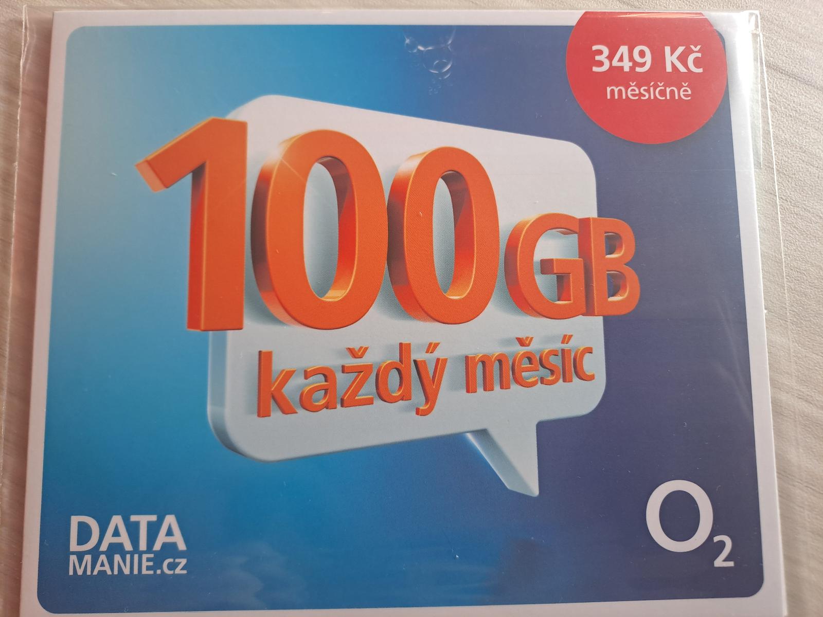 O2 Datamánia 100 GB - nerozbalená - Elektro