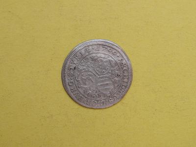 LEOPOLD I. 3 KREJCAR 1700 GRAZ - rozprodej sbírky -numismat