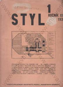 3xStyl, Měsíčník pro architekturu r. XXI, 1938