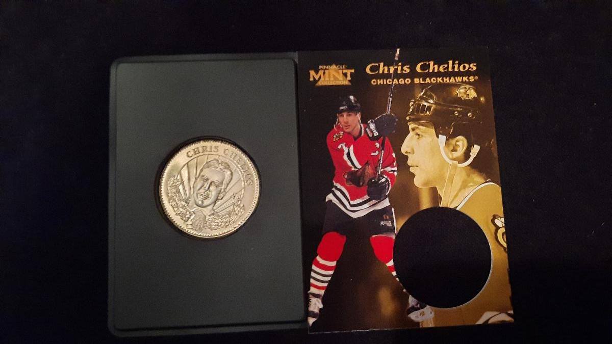 Pinnacle Mint 96-97 CHRIS CHELIOS + NIKEL MINCE - Hokejové karty