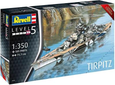 Revell - Tirpitz, Plastic ModelKit loď 05096, 1/350
