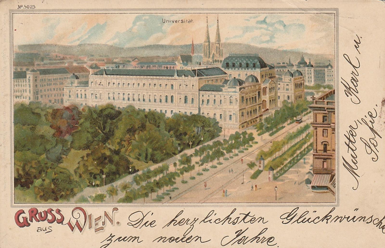 Gruss aus WIEN-1899 - Pohľadnice