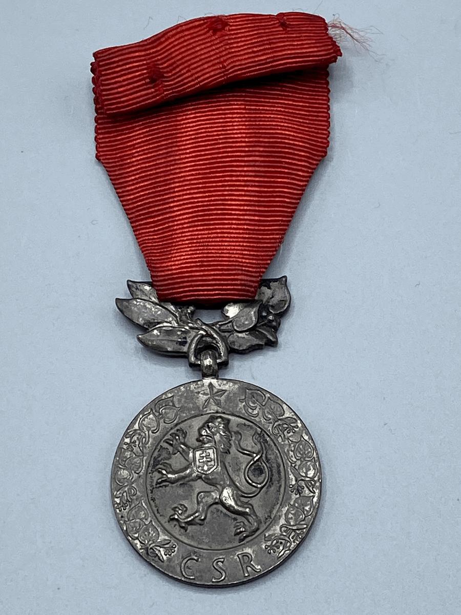 Medaila za zásluhy o obranu vlasti ČSR - Zberateľstvo