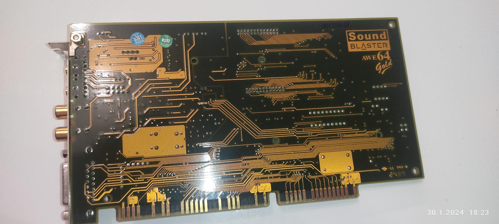 Zvuková karta Sound Blaster AWE64 Gold - Počítače a hry