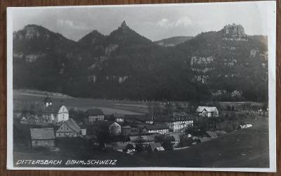 Jetřichovice - Dittersbach České Švýcarsko - real photo - 1926