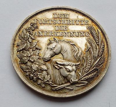 Medaile FJ I. - Hospodářská a Živnostenská Výstava 1870. Top stav.