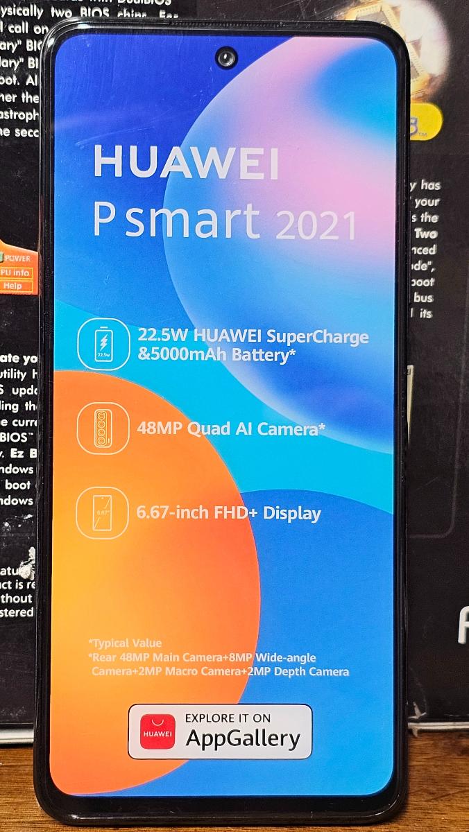 Maketa mobilu - HUAWEI P smart 2021 - Mobily a smart elektronika
