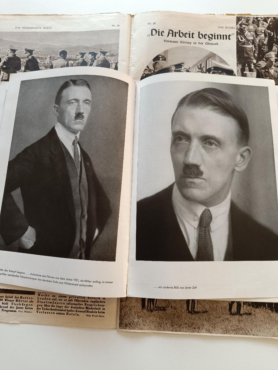 Adolf Hitler originál kniha plná fotiek r.v.1935 !!! - Vojenské zberateľské predmety