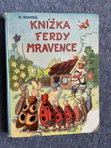 Knížka Ferdy Mravence - Ondřej Sekora, 179 str., 1968