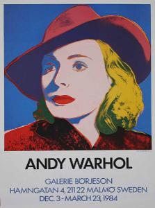 Andy Warhol - Ingrid Bergman - S kloboukem - Wit hat