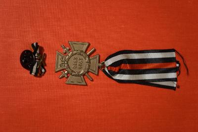 Medaile německá Čestný kříž 1914-1918 German Hindenburg