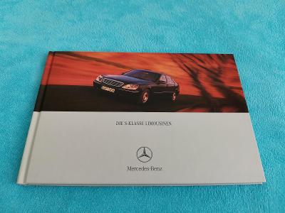 Prospekt Mercedes-Benz S-Klasse W220 (2000), 70 stran, německy