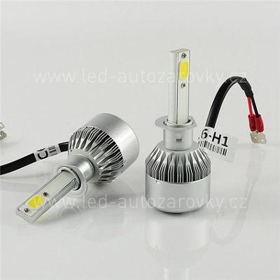 C6 LED headlight H1 6000k 36w/3800lm 12v/24v - výprodej 