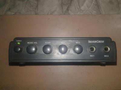 Karaoke systém-zmiešavač audio/video-2xMIC SILVERCREST SKES 2A1