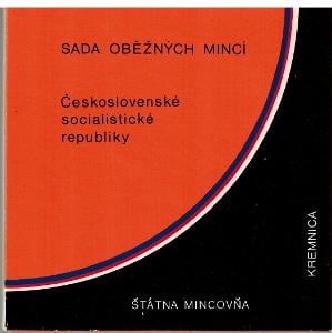ČR - sada oběžných mincí - rok 1988