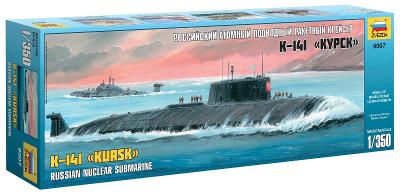 Zvezda - ruská jadrová ponorka K-141 Kursk, Model Kit 9007, 1/350