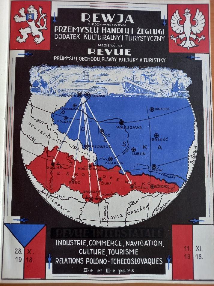 Medzištátna revue priemysel plavba kutlura turistika česko-poľsko 1918 - Knihy