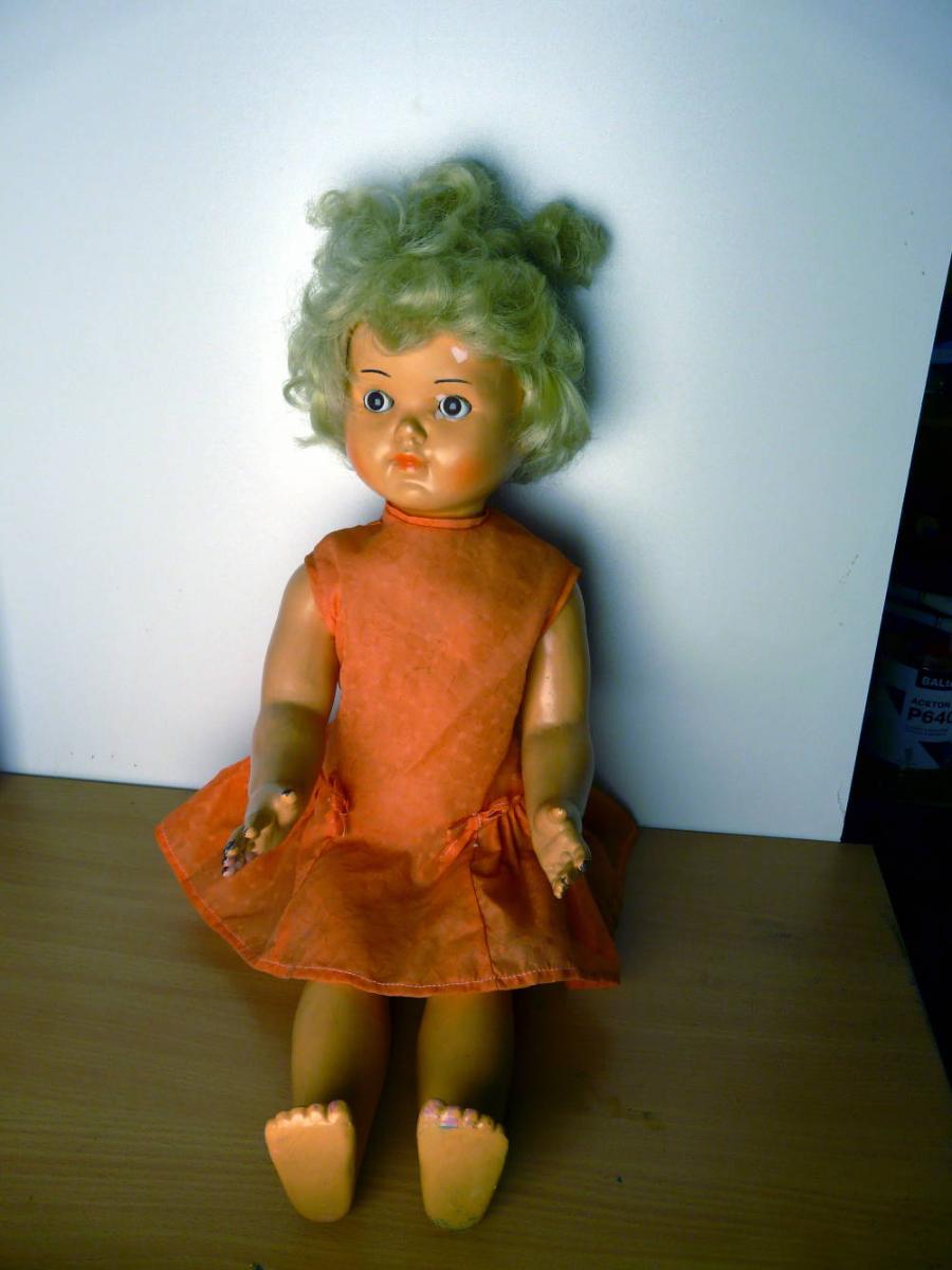 Staršia bábika 63 cm vysoká - Starožitnosti a umenie