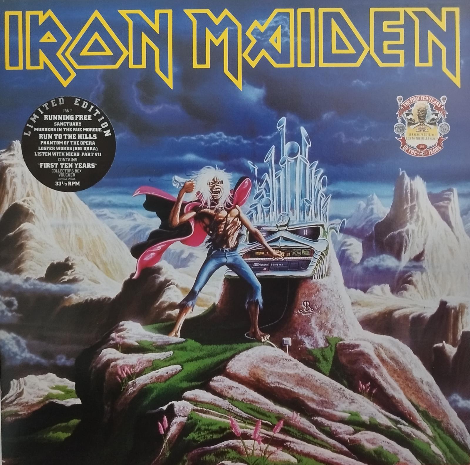 LP IRON MAIDEN Running Free Run To The Hills | Aukro