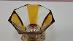 Starožitný ambrový zabrusovaný pohár čaše 6278 - Starožitnosti
