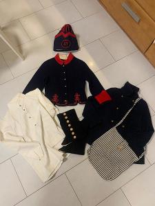 Set dobového oblečení pro dítě - napoleonské války