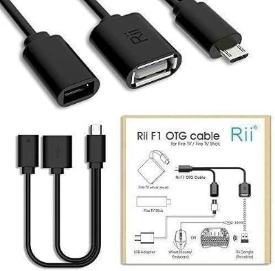 Rii USB adaptér kabel Micro USB Host OTG kabel