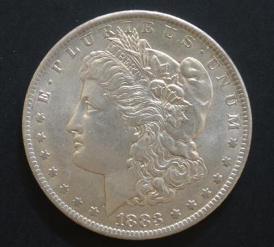 USA Morgan Dollar 1883-O New Orleans - krásný
