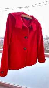 Červený zimní kabát Next vel.42