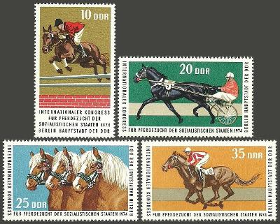 DDR 1974 Koně Mi# 1969-72