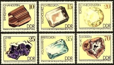 DDR 1974 Minerály Mi# 2006-11
