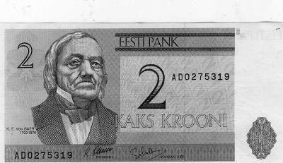 Estonská bankovka v bezvadném stavu!