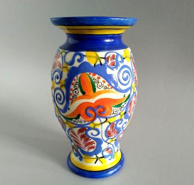 ART DECO váza Ditmar Urbach - dekor BASRACH