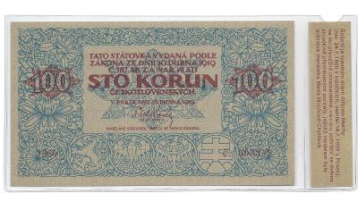 100 Korun 1919 - Ivančice - stav N/UNC