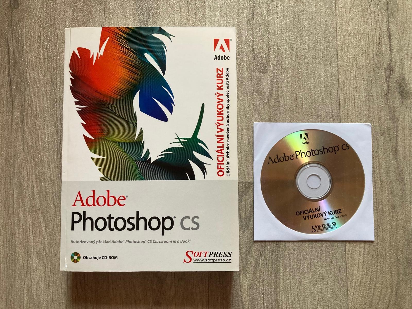 ADOBE Photoshop SK výukový kurz kniha + CD, pekný stav - Knihy