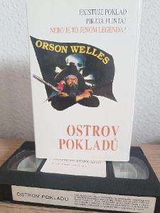 VHS kazeta / Ostrov pokladů ( Orson Welles )  