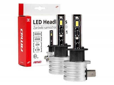 Žiarovky LED Predné svetlomety H-series mimi max 42W H1 súprava 2 ks