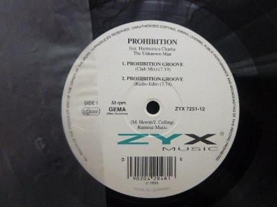 PROHIBITION - Prohibition Groove 1. Club Mix 2. Radio Edit / Acid Mix