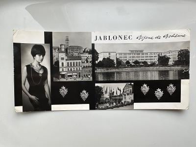 stará pohlednice - JABLONEC NAD NISOU BIŽUTERIE - BRUSEL 
