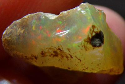Drahý Opál - Etiopie - Přírodní surový Minerál - Drahokam - 1,723g TOP