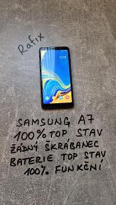 Samsung Galaxy A7 (2018) Top stav jako nový