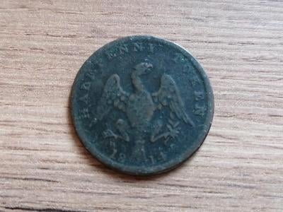 Dolní Kanada 1/2 Penny 1814 koloniální mince Lower Canada Sev. Amerika